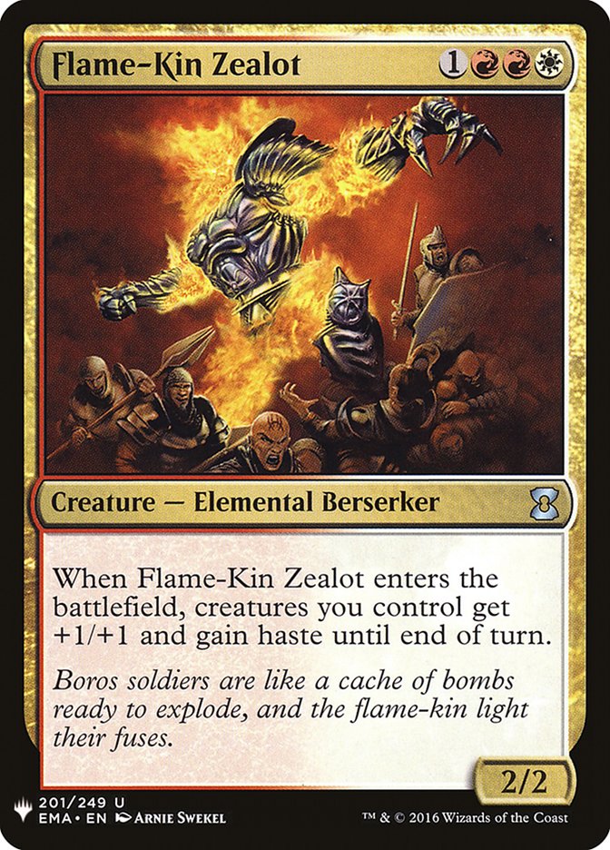 Flame-Kin Zealot [Mystery Booster] | Silver Goblin