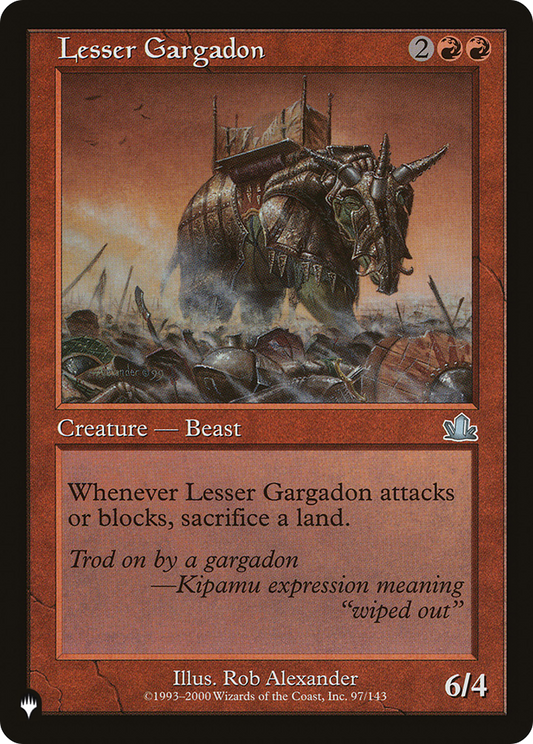 Lesser Gargadon [The List]