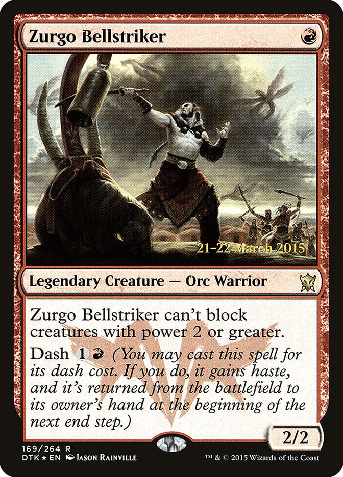 Zurgo Bellstriker [Dragons of Tarkir Prerelease Promos] | Silver Goblin