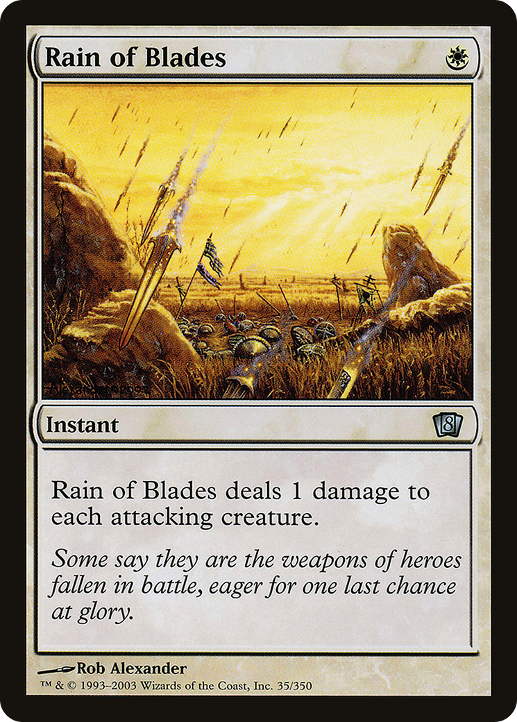 Rain of Blades (035) Foil - Eighth Edition