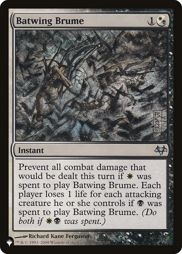 Batwing Brume [The List Reprints] | Silver Goblin