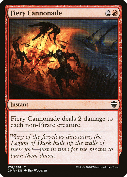 Fiery Cannonade [Commander Legends] Foil
