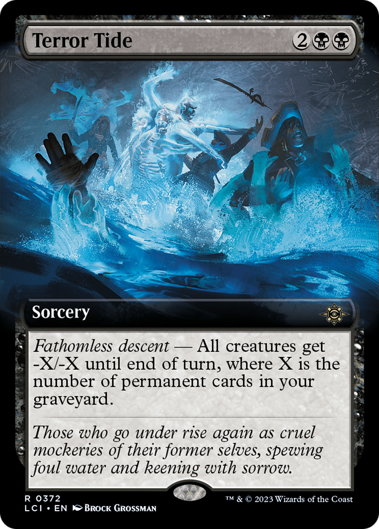 Terror Tide (Extended Art) [The Lost Caverns of Ixalan] | Silver Goblin