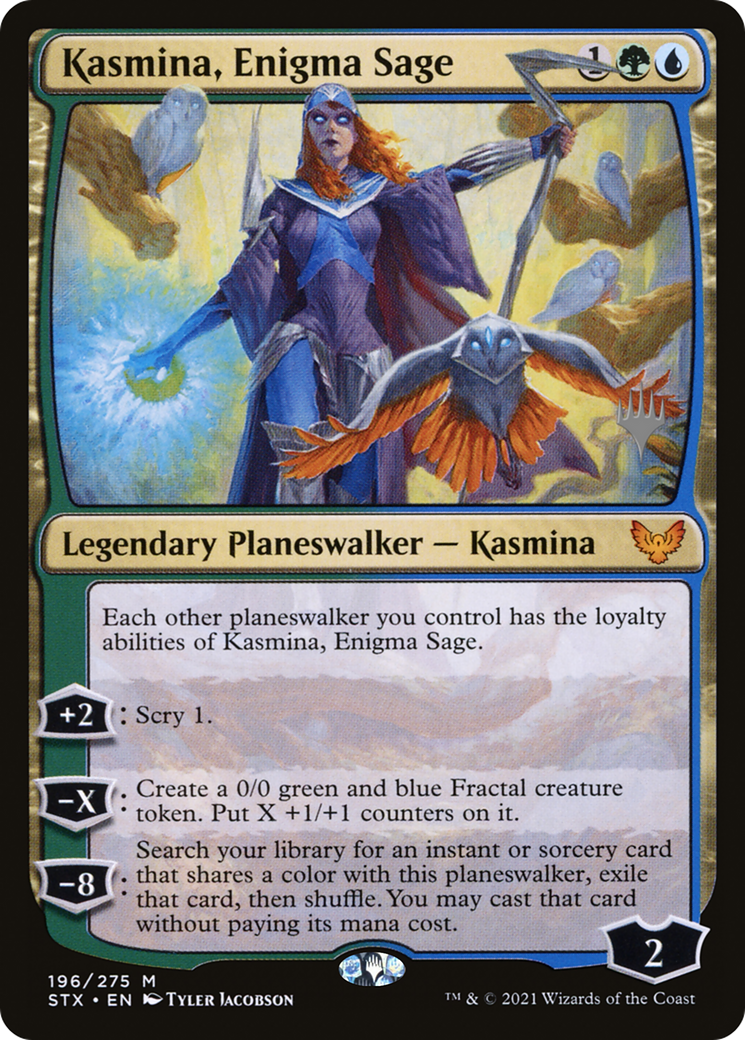 Kasmina, Enigma Sage (Promo Pack) [Strixhaven: School of Mages Promos] | Silver Goblin