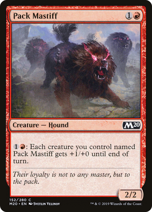 Pack Mastiff [Core Set 2020] Foil