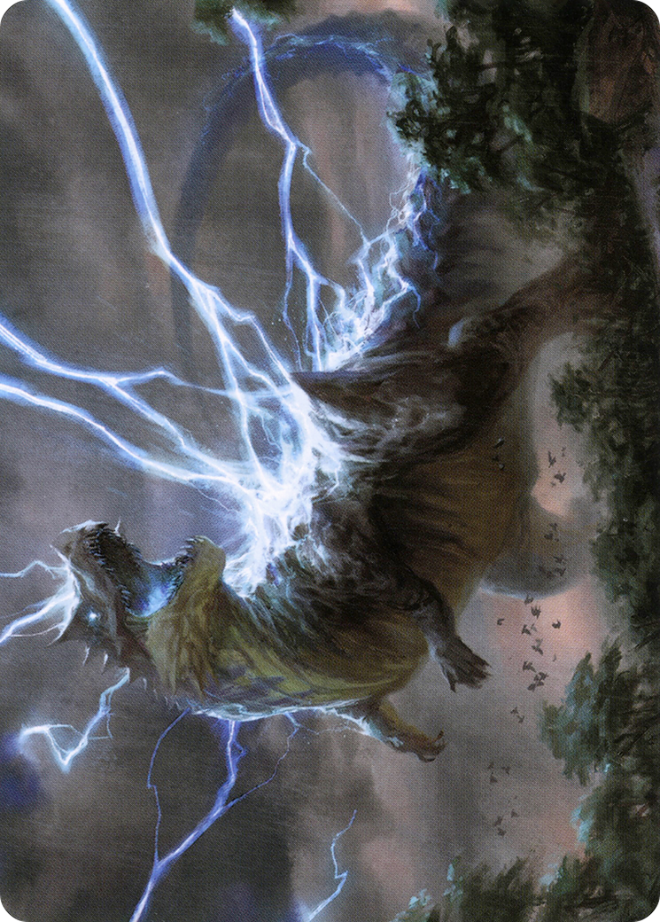 Thrasta, Tempest's Roar Art Card (41) [Modern Horizons 2 Art Series] | Silver Goblin