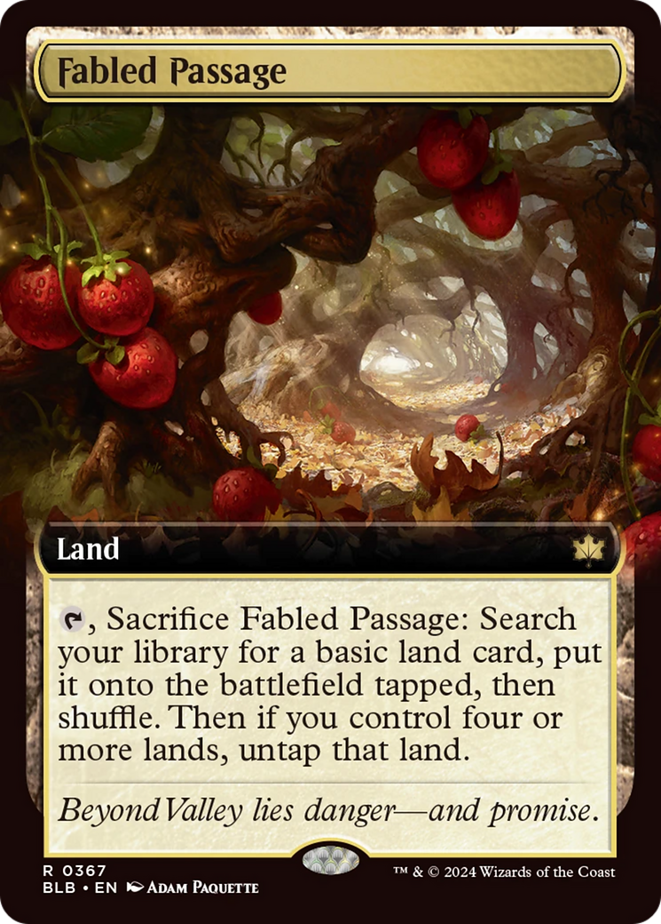 Fabled Passage (Extended Art) [Bloomburrow] | Silver Goblin