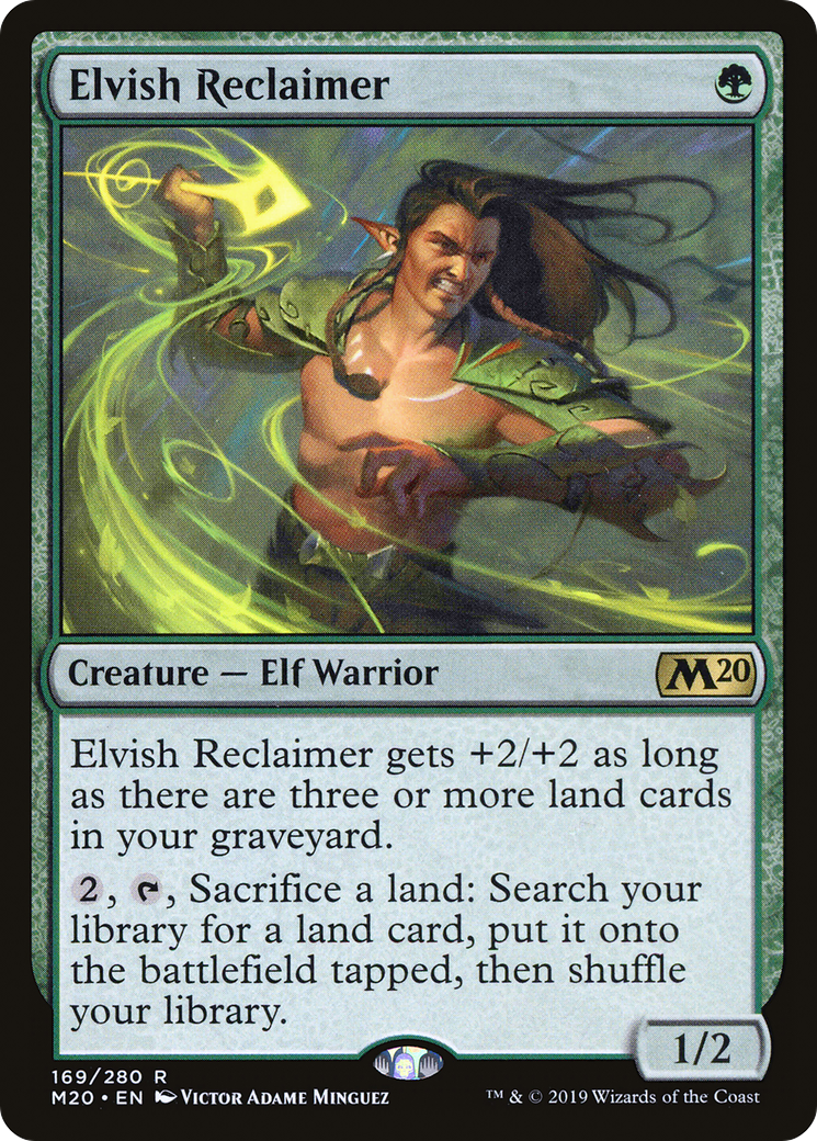 Elvish Reclaimer [Core Set 2020] Foil
