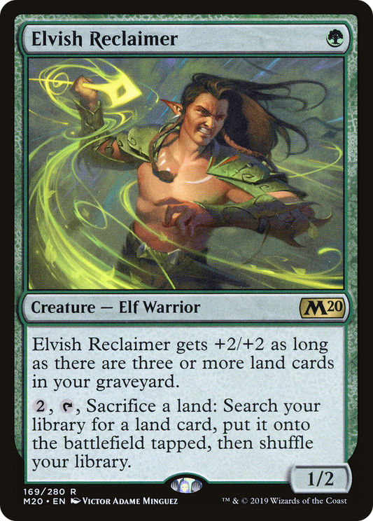 Elvish Reclaimer [Core Set 2020] Foil