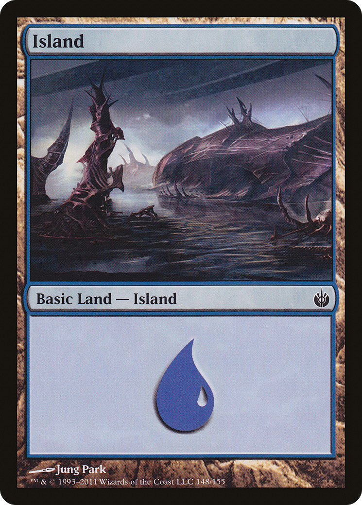 Island (148) [Mirrodin Besieged] Foil