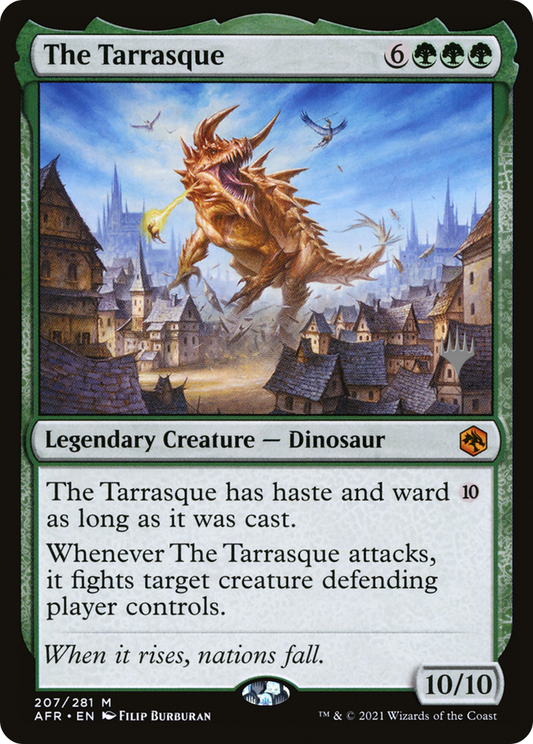 The Tarrasque (Promo Pack) [Dungeons & Dragons: Adventures in the Forgotten Realms Promos] Foil