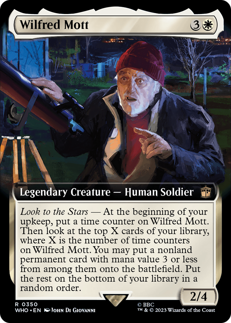 Wilfred Mott (Extended Art) (350) - Doctor Who