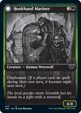 Hookhand Mariner // Riphook Raider [Innistrad: Double Feature] Foil