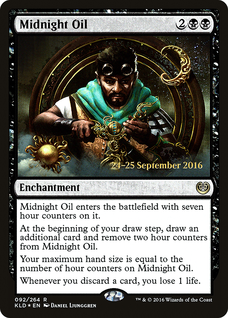 Midnight Oil [Kaladesh Prerelease Promos] | Silver Goblin