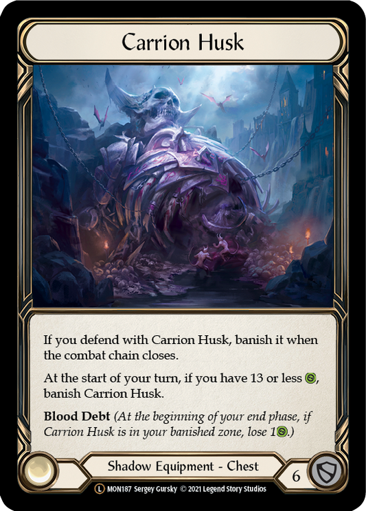 Carrion Husk Unlimited Edition Rainbow Foil (MON187) - Monarch