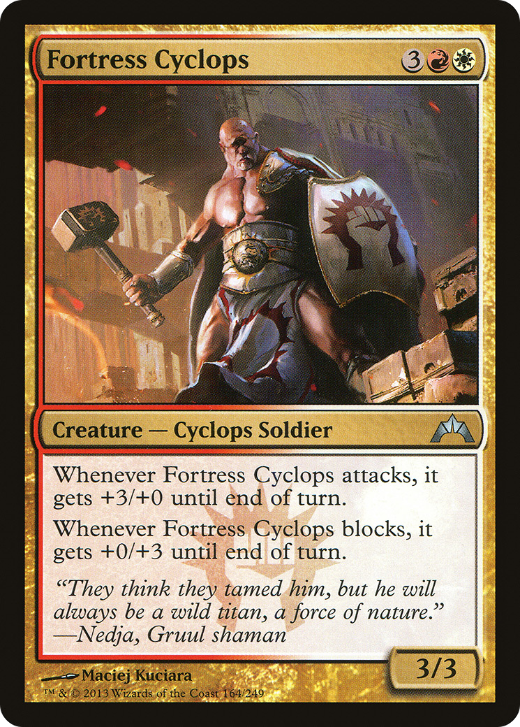 Fortress Cyclops [Gatecrash] Foil