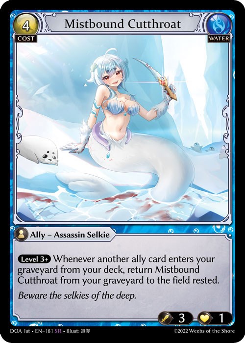 Mistbound Cutthroat (181) [Dawn of Ashes: 1st Edition] Foil