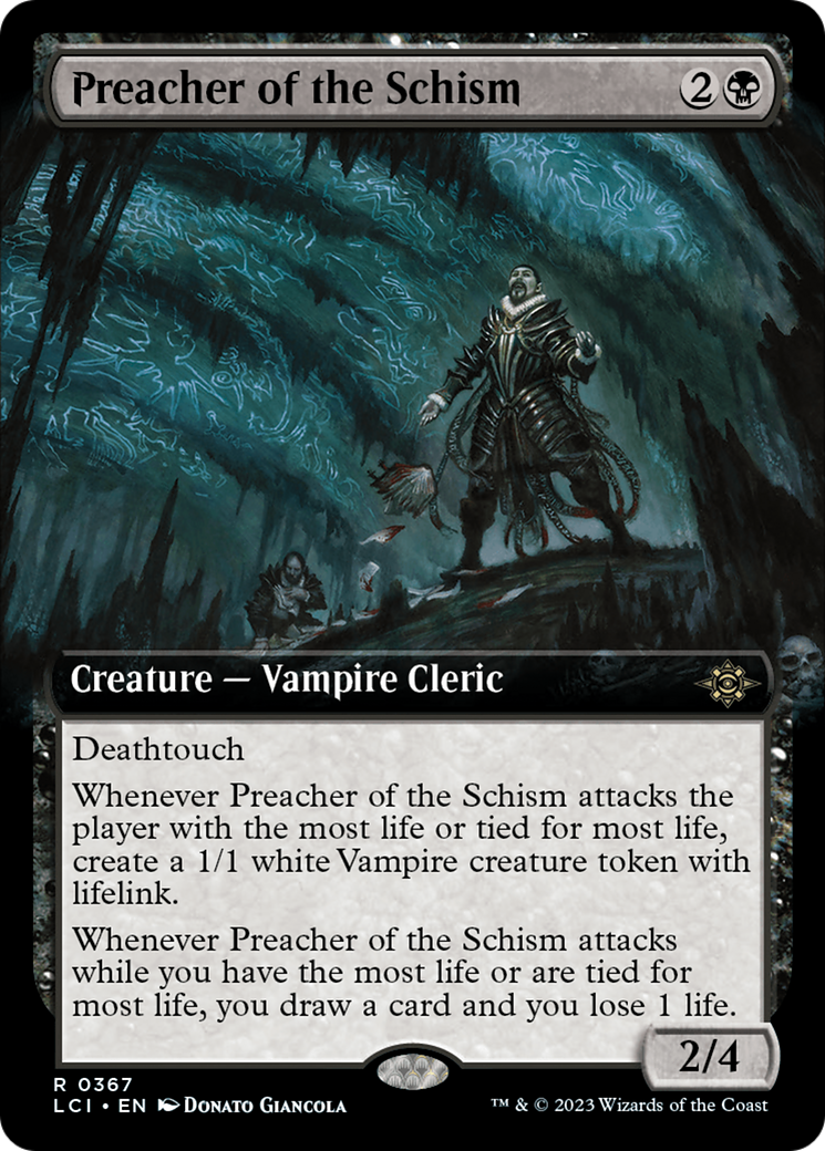 Preacher of the Schism (Extended Art) [The Lost Caverns of Ixalan] Foil