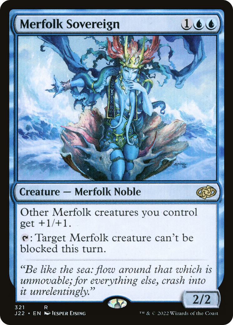 Merfolk Sovereign [Jumpstart 2022] | Silver Goblin