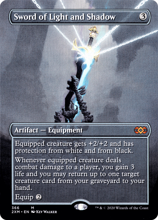 Sword of Light and Shadow (Toppers) [Double Masters] Foil