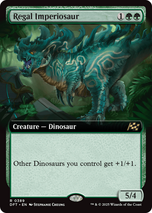 Regal Imperiosaur (Extended Art) (389) - Aetherdrift