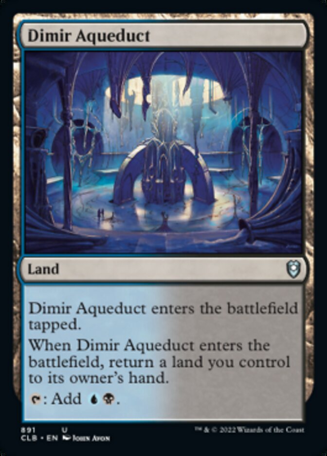 Dimir Aqueduct [Commander Legends: Battle for Baldur's Gate] | Silver Goblin