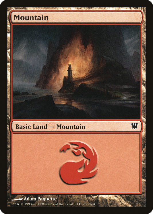 Mountain (260) [Innistrad] Foil