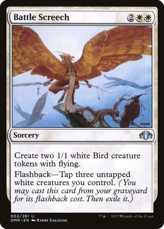 Battle Screech [Dominaria Remastered] Foil
