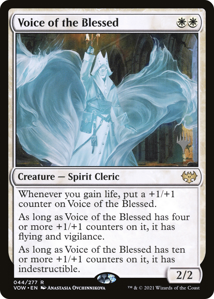 Voice of the Blessed (044) Foil - Innistrad: Crimson Vow Promos