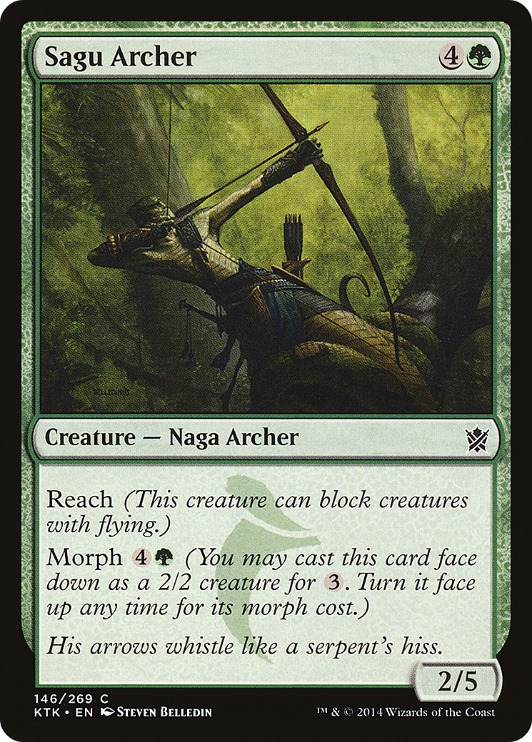 Sagu Archer (146) Foil - Khans of Tarkir