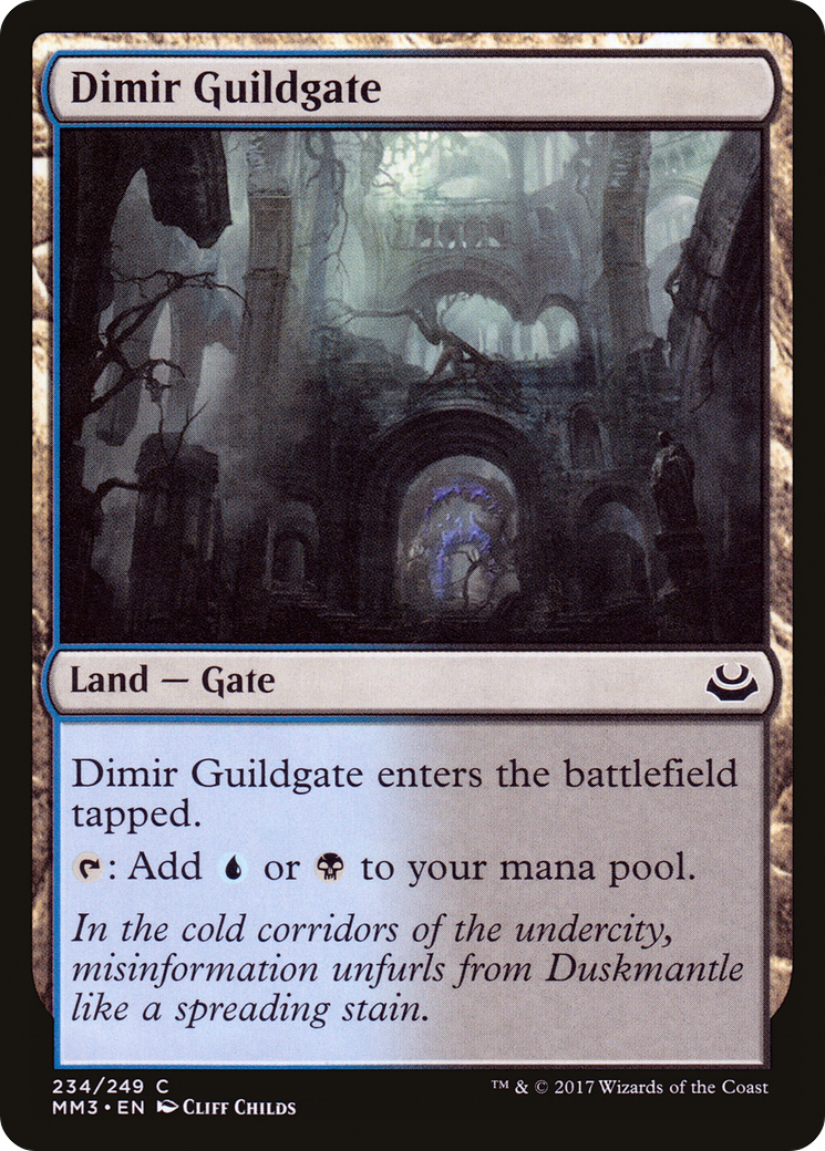 Dimir Guildgate [Modern Masters 2017] Foil