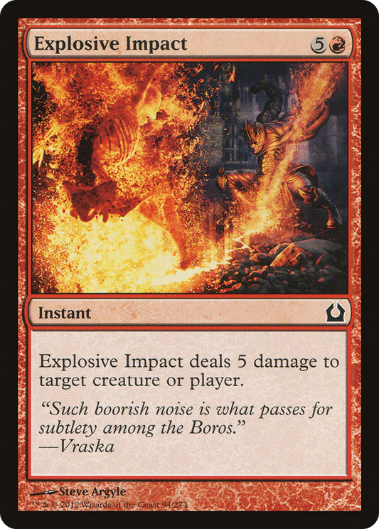 Explosive Impact [Return to Ravnica] Foil