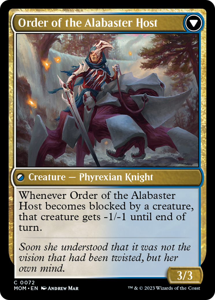 Order of the Mirror // Order of the Alabaster Host [March of the Machine] Foil