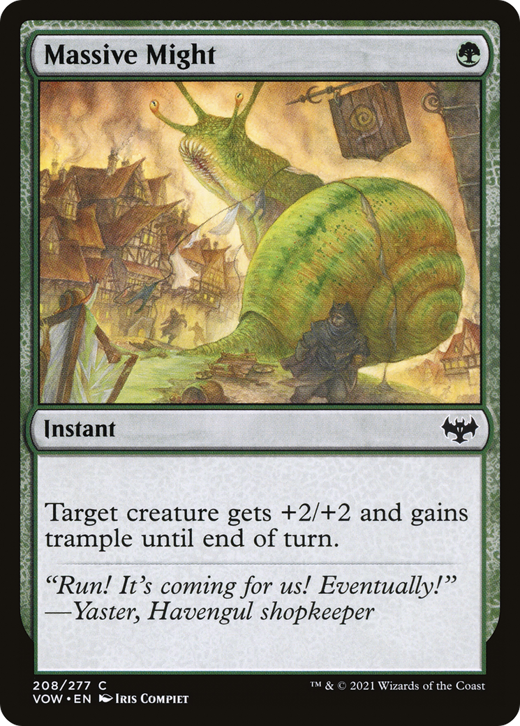 Massive Might [Innistrad: Crimson Vow] | Silver Goblin