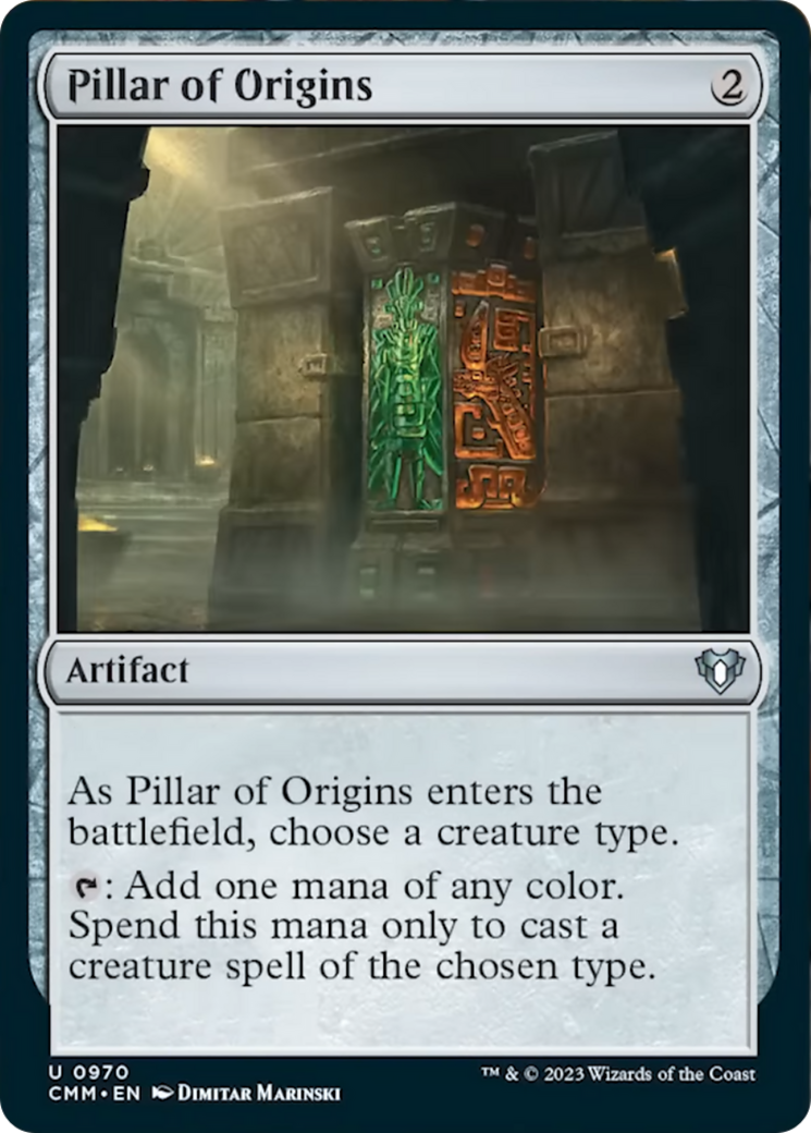 Pillar of Origins [Commander Masters] | Silver Goblin