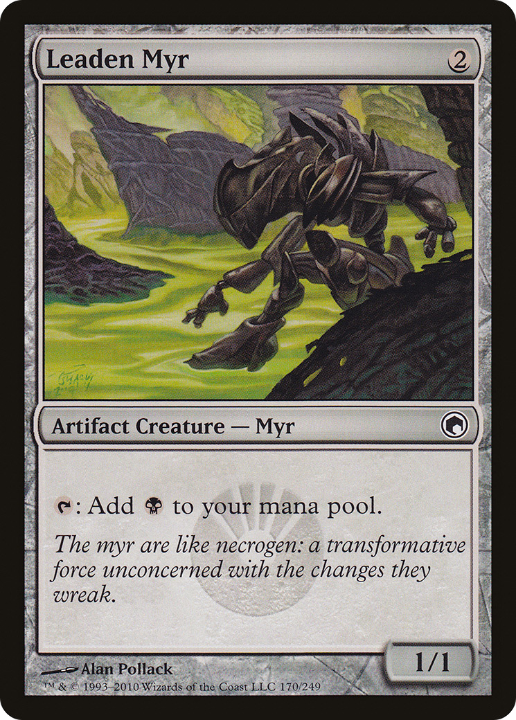 Leaden Myr [Scars of Mirrodin] Foil