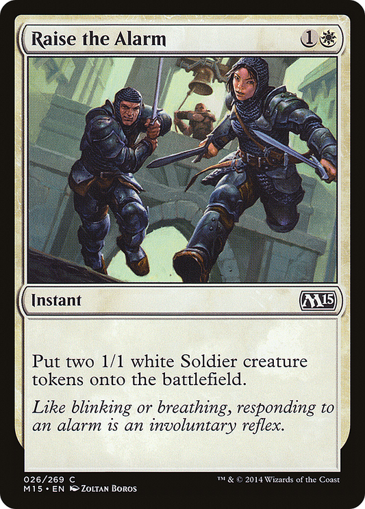 Raise the Alarm [Magic 2015] Foil