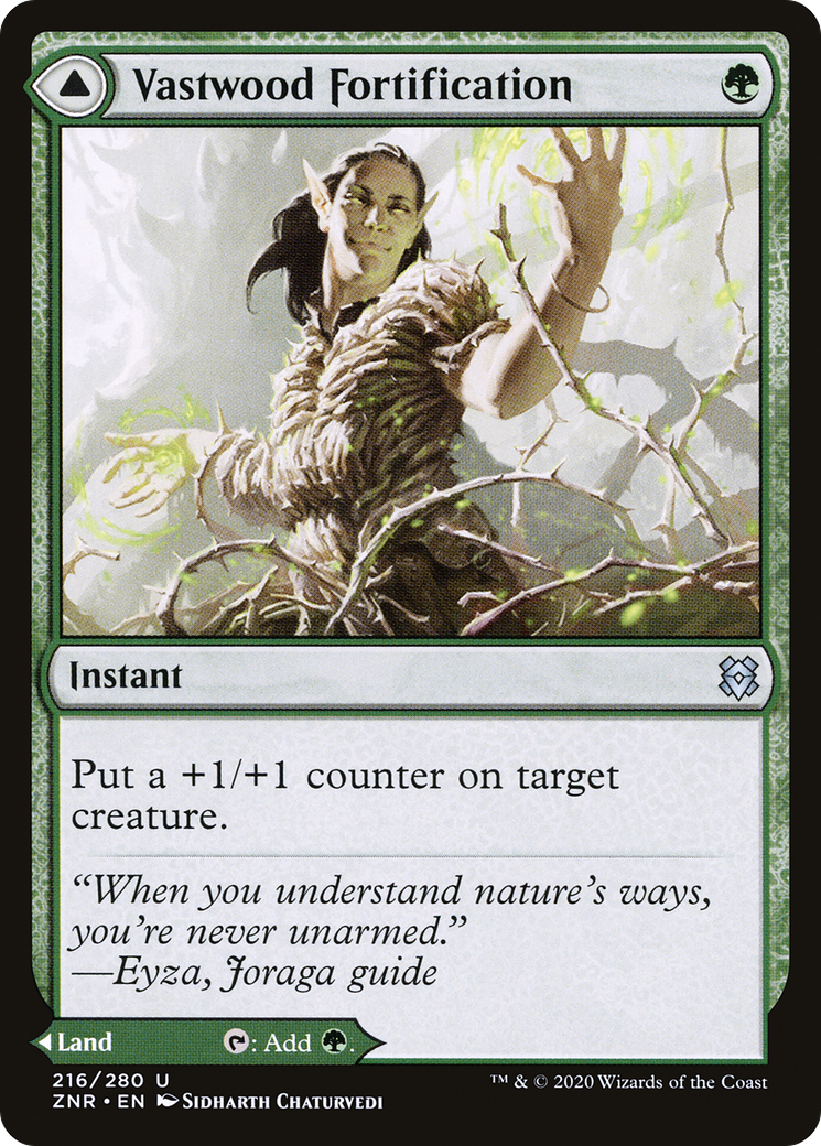 Vastwood Fortification (216) Foil - Zendikar Rising