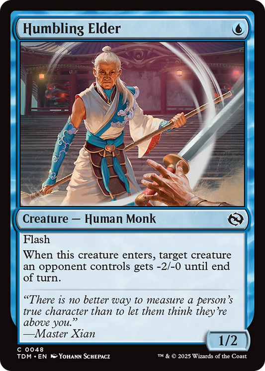 Humbling Elder (048) Foil - Tarkir: Dragonstorm