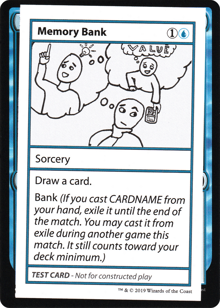 Memory Bank (2021 Edition) [Mystery Booster Playtest Cards]
