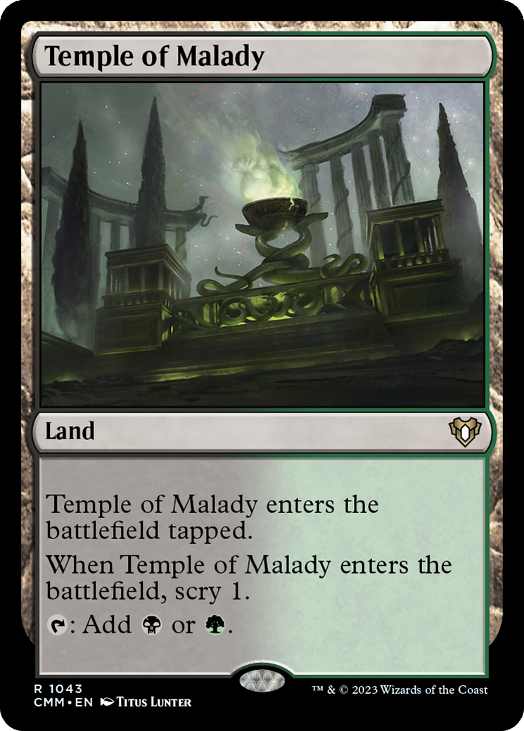 Temple of Malady [Commander Masters] | Silver Goblin