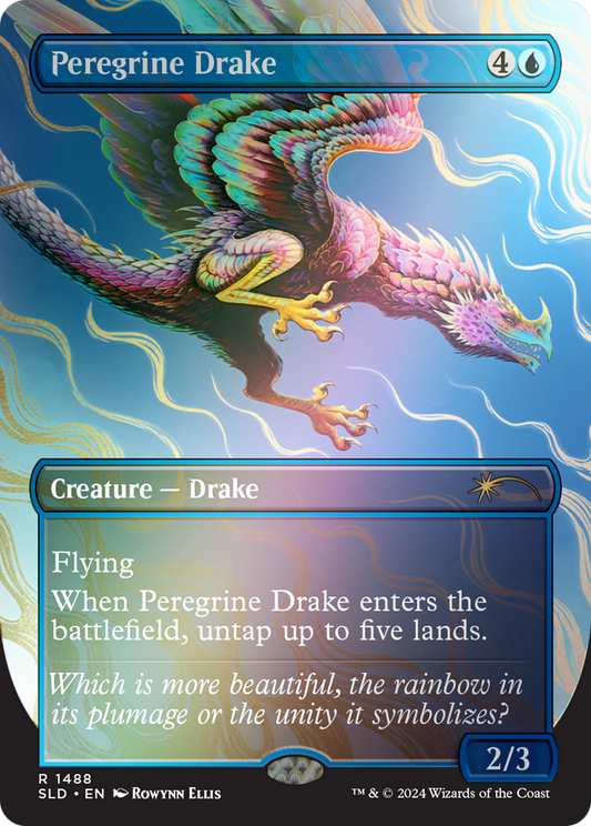 Peregrine Drake (Rainbow Foil) [Secret Lair Drop Series]
