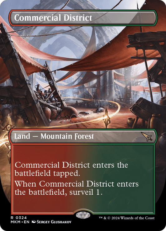 Commercial District (Borderless) [Murders at Karlov Manor] Foil