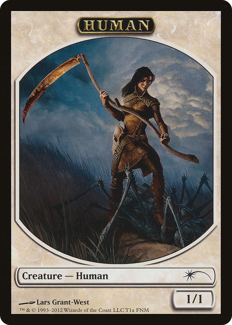 Human // Wolf Double-Sided Token [Friday Night Magic 2012] | Silver Goblin