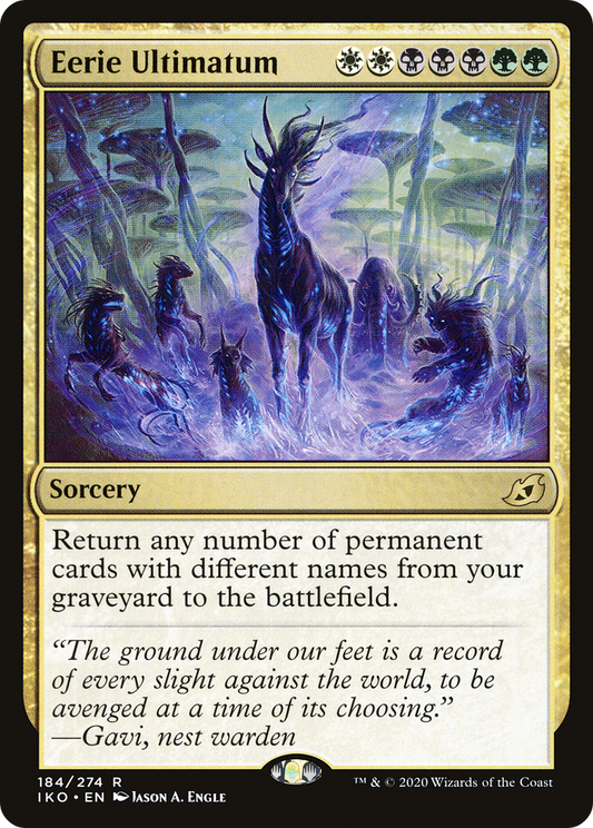 Eerie Ultimatum [Ikoria: Lair of Behemoths] Foil