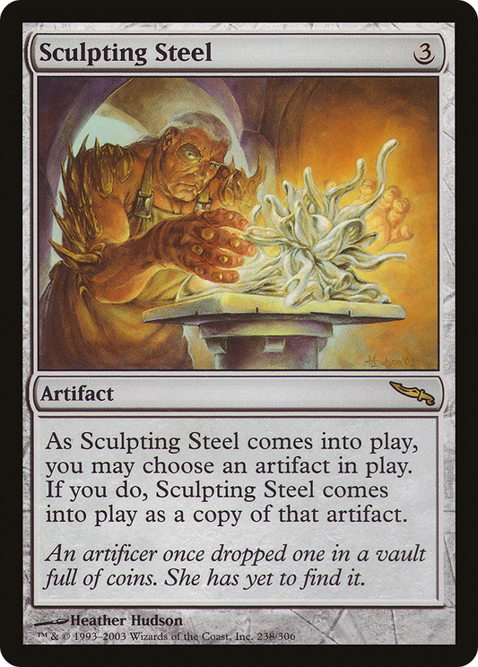 Sculpting Steel [Mirrodin] Foil