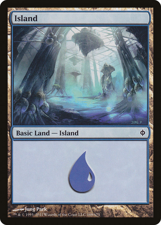 Island (169) [New Phyrexia] Foil