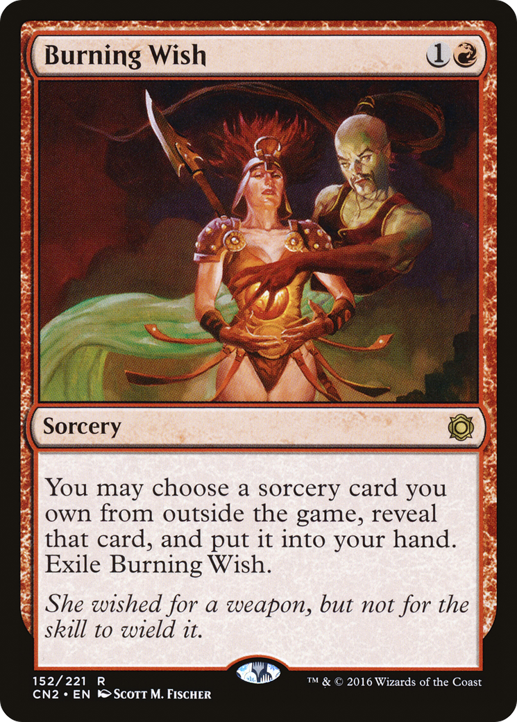 Burning Wish [Conspiracy: Take the Crown] | Silver Goblin