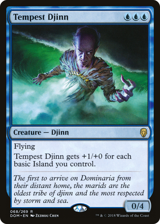 Tempest Djinn [Dominaria] Foil