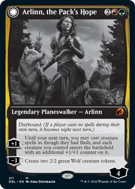 Arlinn, the Pack's Hope // Arlinn, the Moon's Fury [Innistrad: Double Feature] | Silver Goblin